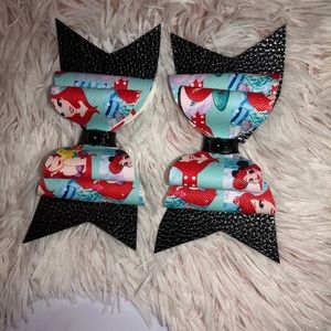 Vinyl hair bows